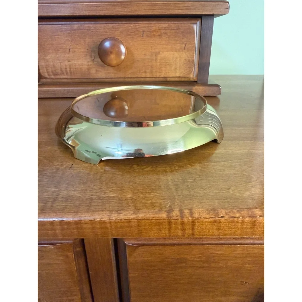 NEW GATCO Vintage Solid Brass Bowl / Planter Base Stand Made in India